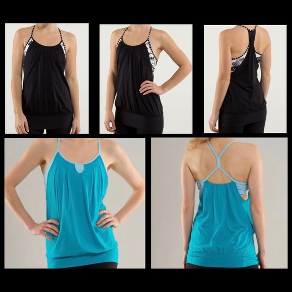 Lululemon No Limits & Let It Loose Tanks LOT sz 6 - Picture 1 of 13